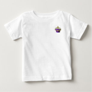 Purple Gold Crown Princess Prince Queen King Royal Baby T-Shirt