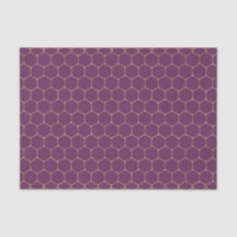 Purple & Gold HoneyComb (Design 15 Purple Series)
