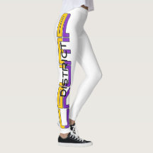 PURPLE/GOLD-LEGGINGS