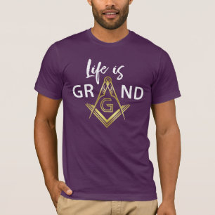 Purple & Gold Masonic T Shirts   Grand Lodge Gifts