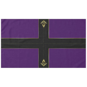 Purple & Gold Masonic Tablecloths and Decorations