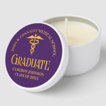 Purple Gold Medical School Graduation Party