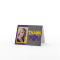 Purple & Gold Paw Print Graduation Folding 2 Photo