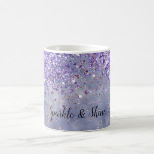 Purple Gold Sparkle Coffee Mug
