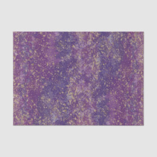 Purple & Gold Splatter Glam Modern Tissue Paper