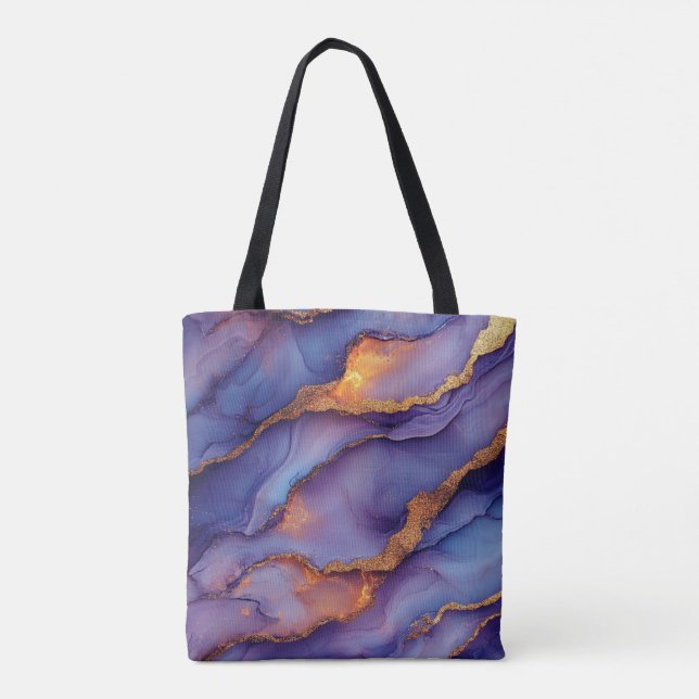 Purple Gold Tote Bag (Back)