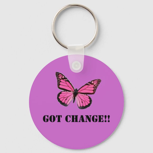 Purple GOT CHANGE!! Key Ring (Front)