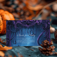 Purple Gothic Fantasy Halloween Books for Baby