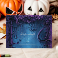 Purple Gothic Fantasy Halloween Diapper Raffle