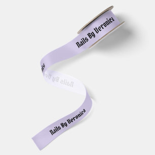 Purple Gothic Nails Salon Branded Ribbon Satin Ribbon