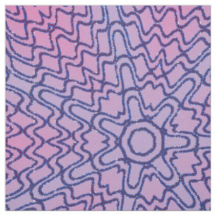 Purple Gradient Abstract Fabric