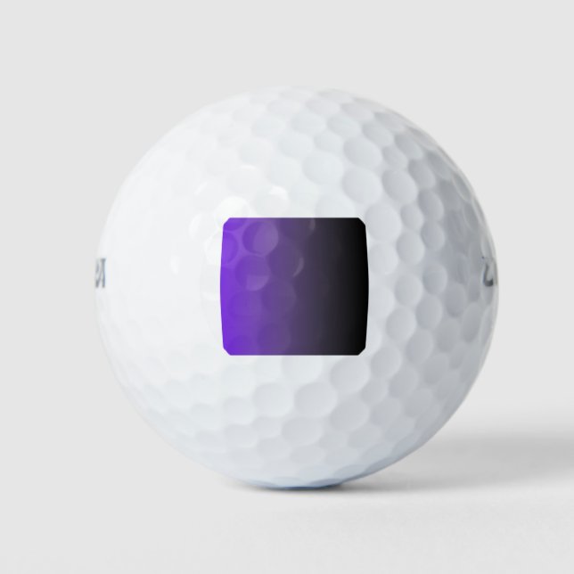 Purple Gradient color Golf Balls (Front)