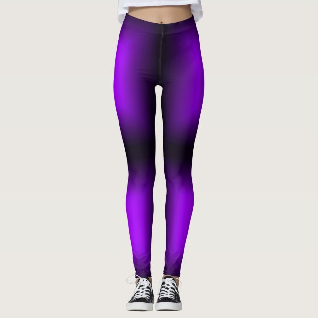 Purple Gradient Leggings (Front)