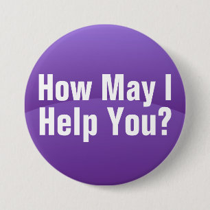 Purple Gradient Wave Help You Button