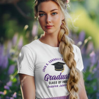 Purple Graduate Custom 2025 Graduation Women's