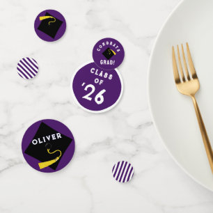 Purple Graduation Confetti