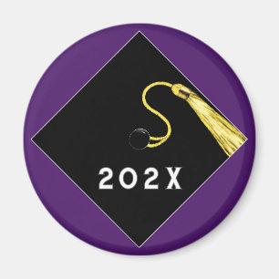 Purple Graduation Keepsake Magnet