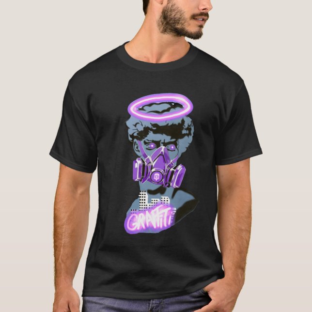 purple graffiti T-Shirt (Front)