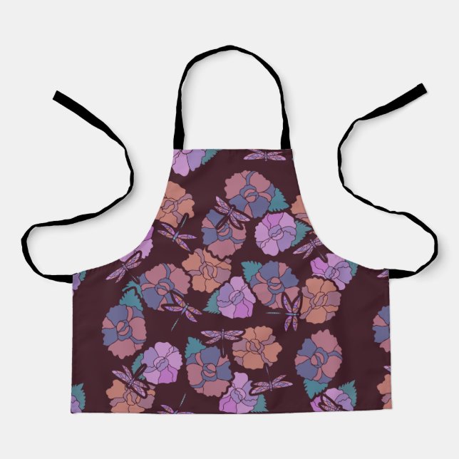 Purple Gragonfly Apron (Front)