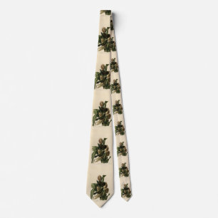 Purple Grakle (Grackle) Audubon's Birds of America Tie