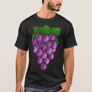 Purple Grapes Halloween Costume Vine Vineyard Frui T-Shirt