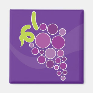 Purple Grapes Magnet