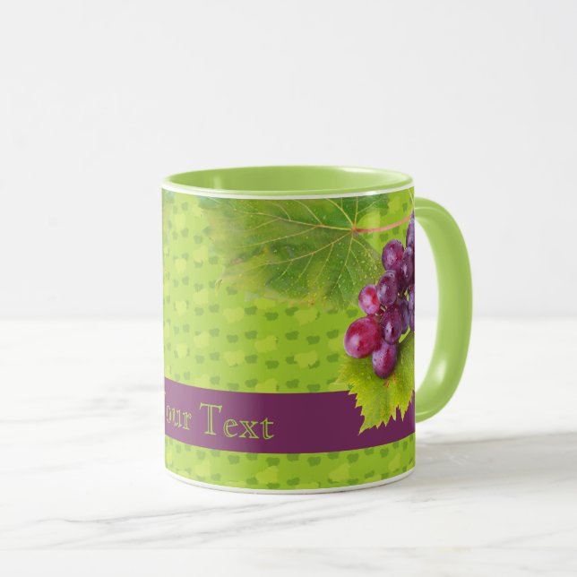 Purple Grapes Mug (Front Right)