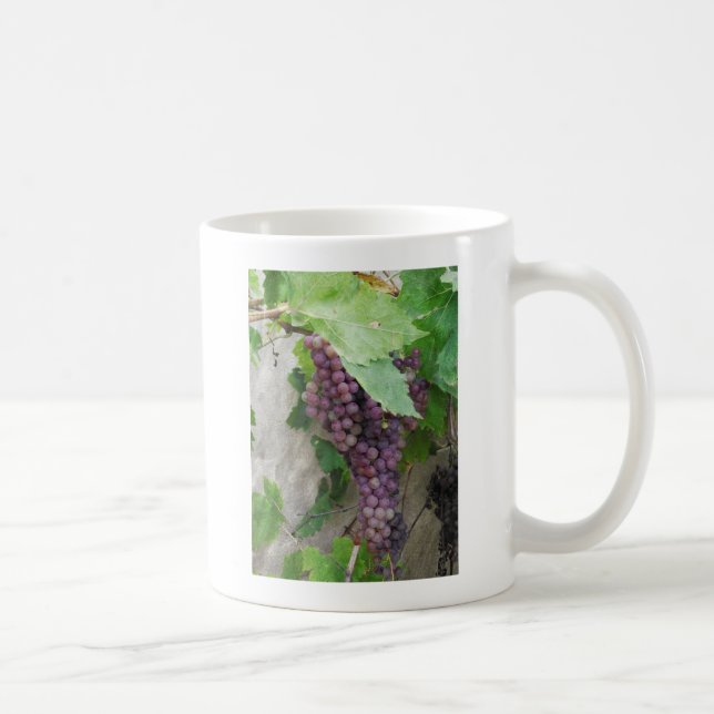 Purple Grapes on the Vine Coffee Mug (Right)