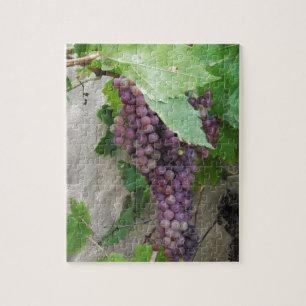 Purple Grapes on the Vine Jigsaw Puzzle