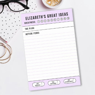 Purple Great Ideas To Do List Post-it Notes