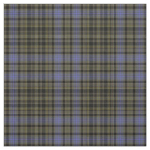 Purple Green Black Tartan Plaid Fabric