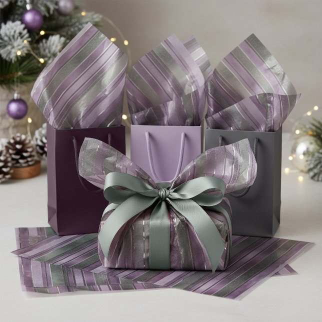 Purple Green Christmas Pattern#27 ID1009 Tissue Paper (Creator Uploaded)