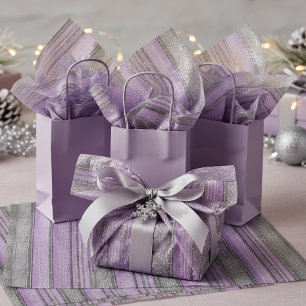 Purple Green Christmas Pattern#28 ID1009 Tissue Paper