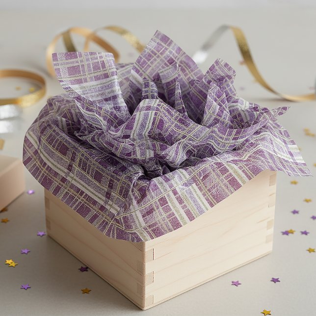 Purple Green Christmas Pattern#2 ID1009 Tissue Paper (Creator Uploaded)