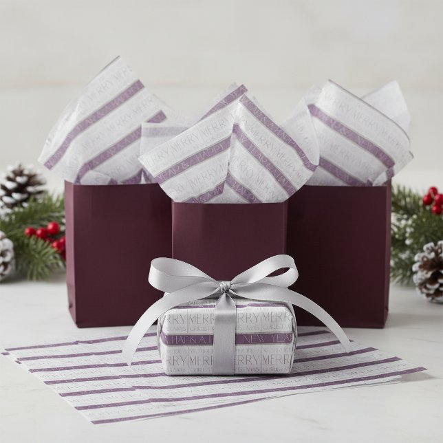 Purple Green Christmas Pattern#35 ID1009 Tissue Paper (Creator Uploaded)