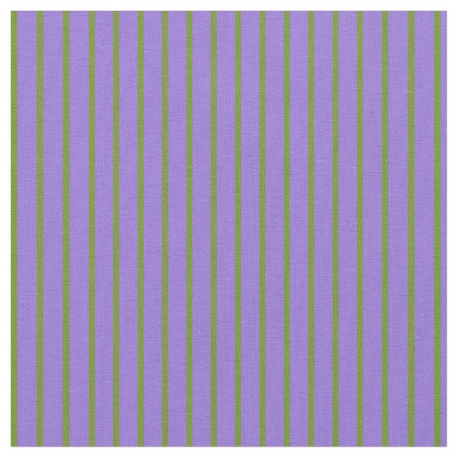 Purple & Green Coloured Pattern of Stripes Fabric (Close Up)