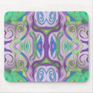 Purple Green Fantasy Mousepad