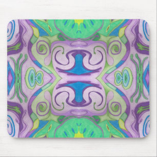 Purple Green Fantasy Mousepad