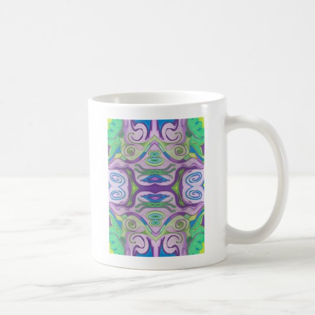 Purple Green Fantasy Mug (Right)