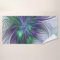 Purple Green Flower Modern Abstract Art Fractal