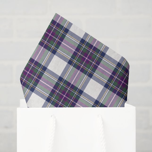 Purple & Green Plaid Tissue Paper (Gift Bag)