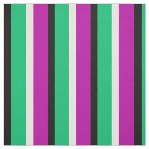 Purple Green Stripes Textile Fabric