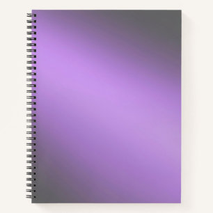 Purple Grey moonlight ombre effect Notebook