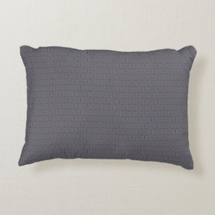 Purple & Grey Ogee Accent Pillow