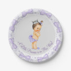 Purple Grey Princess Baby Shower