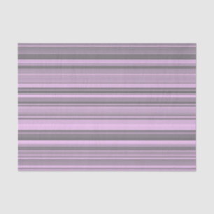 Purple Grey Stripes Tissue Paper