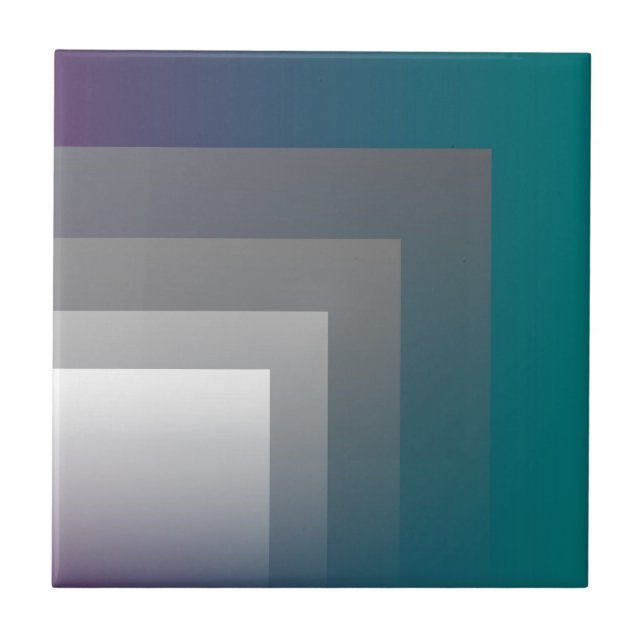purple grey teal ceramic tile (Front)