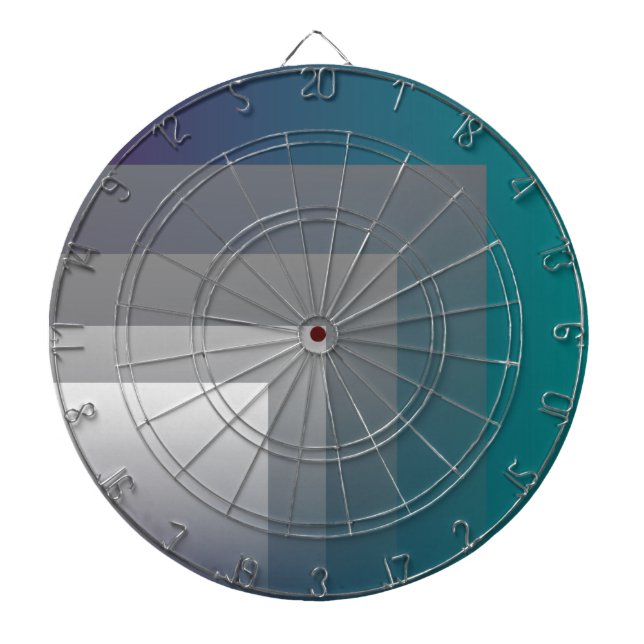 purple grey teal dartboard (Front)