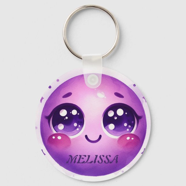 Purple grimace key ring (Front)