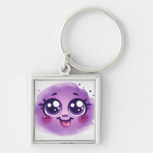 Purple grimace key ring